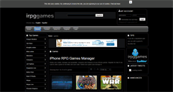 Desktop Screenshot of irpggames.com